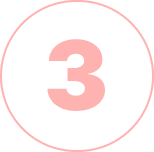 Number three in pink circle